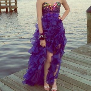Purple prom dress